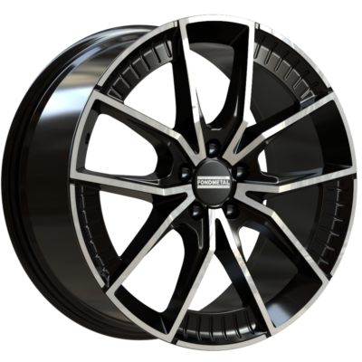 F.Metal Elatha 21" 8,5J ET42 5x114,3 Glossy Black Machined