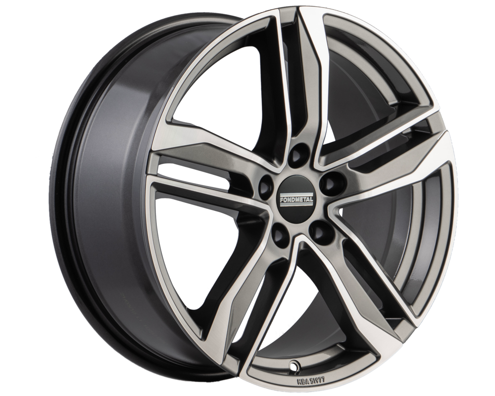 F.Metal Hexis 20" 8,5J ET39 5x112 bore 66,5 Glossy Titanium Machined