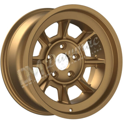 F.Metal PAG17 17" 9J ET15 5x130 Matt Gold