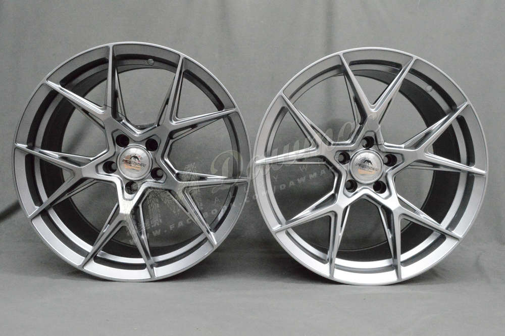 FORZZA OREGON 19" 8,5J ET32 + 9,5J ET38 5x120 Gunmetal Reflex