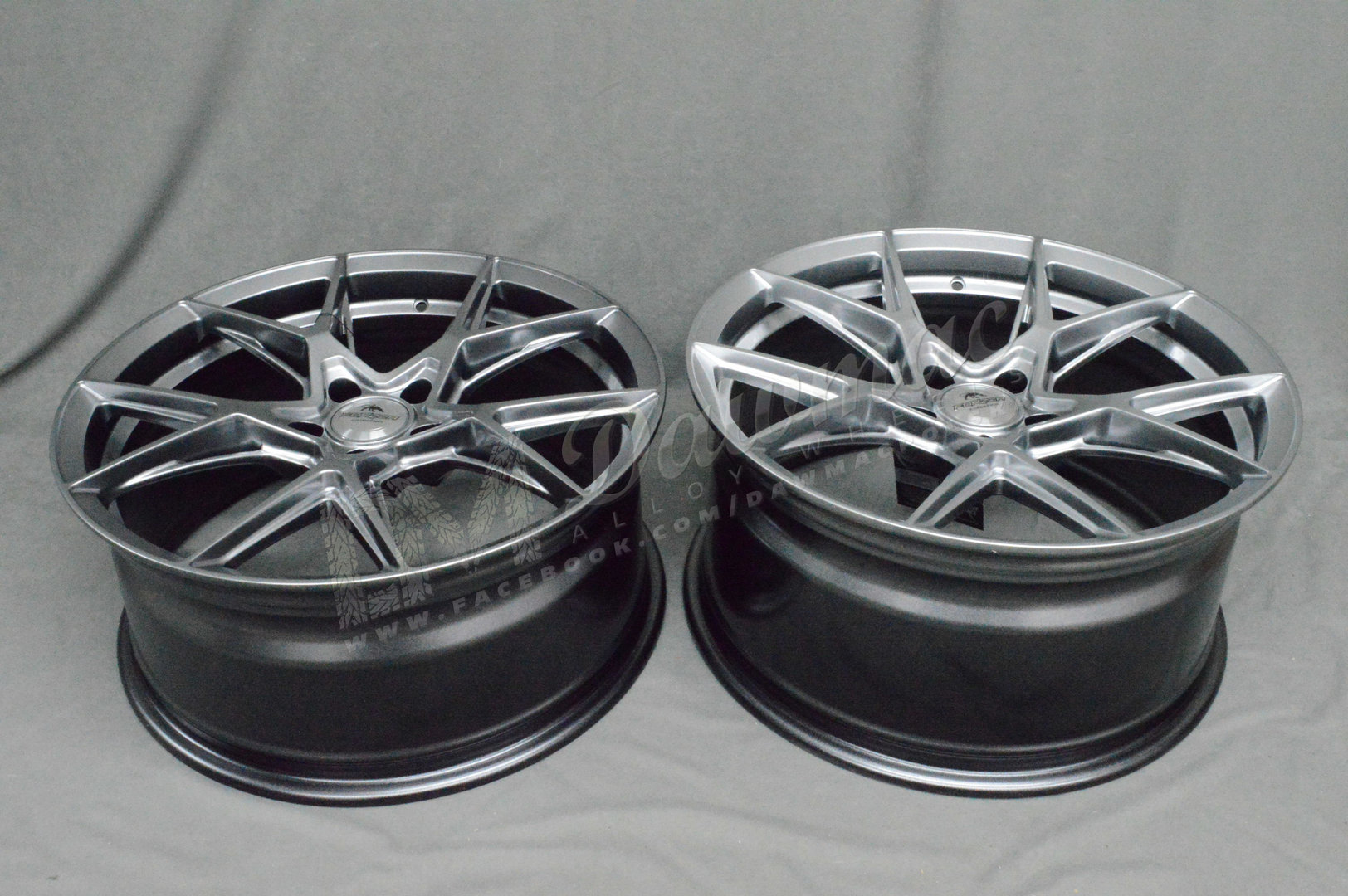 FORZZA OREGON 19" 8,5J ET32 + 9,5J ET38 5x120 Gunmetal Reflex - obrazek 6