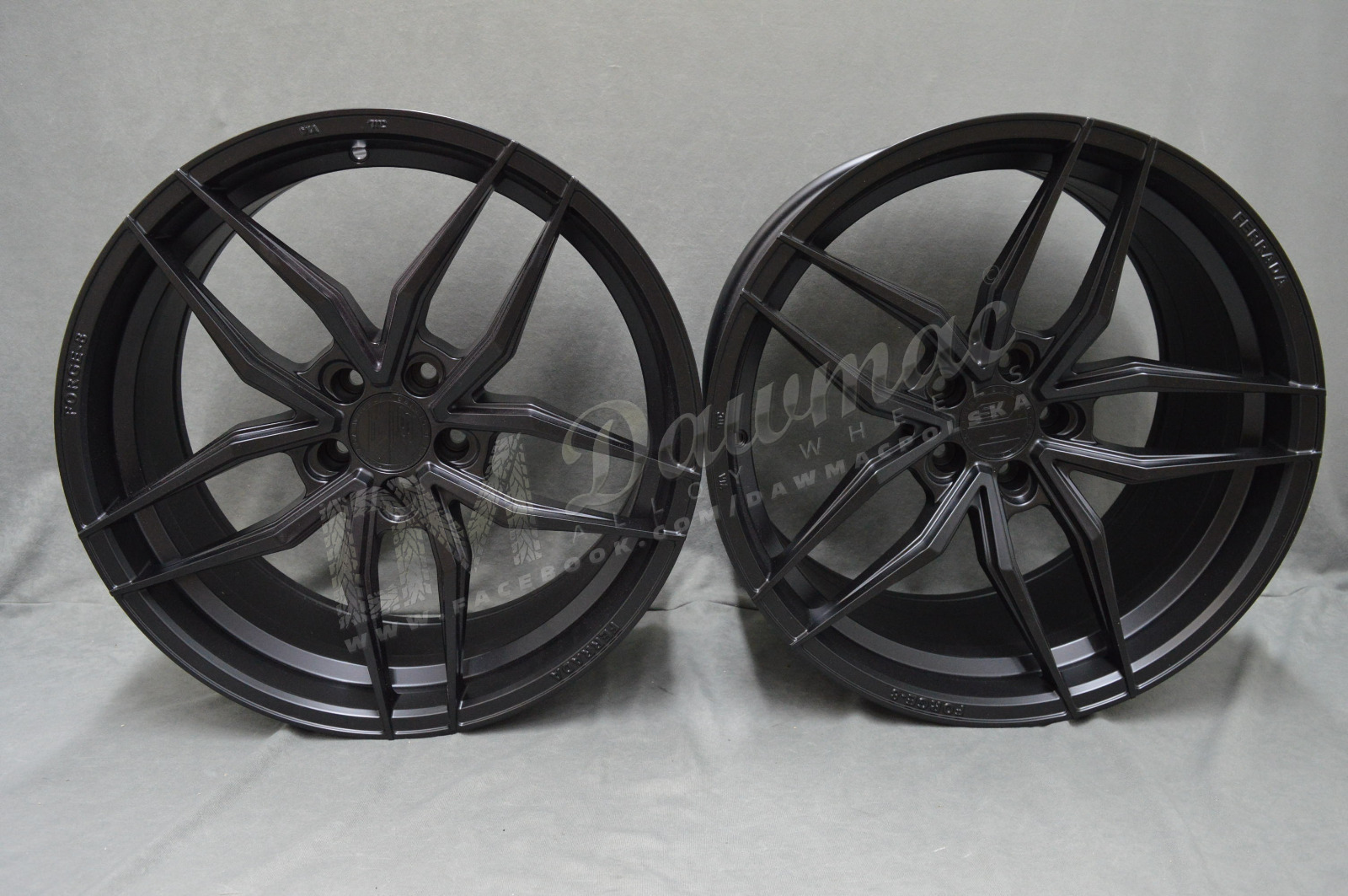Ferrada Wheels F8-FR5 20" 9J ET25 + 11J ET30 5x112 Matte Black - obrazek 2