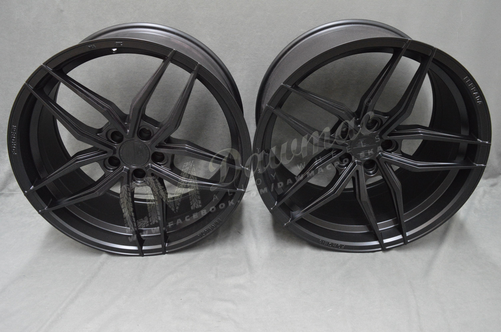 Ferrada Wheels F8-FR5 20" 9J ET25 + 11J ET30 5x112 Matte Black - obrazek 3