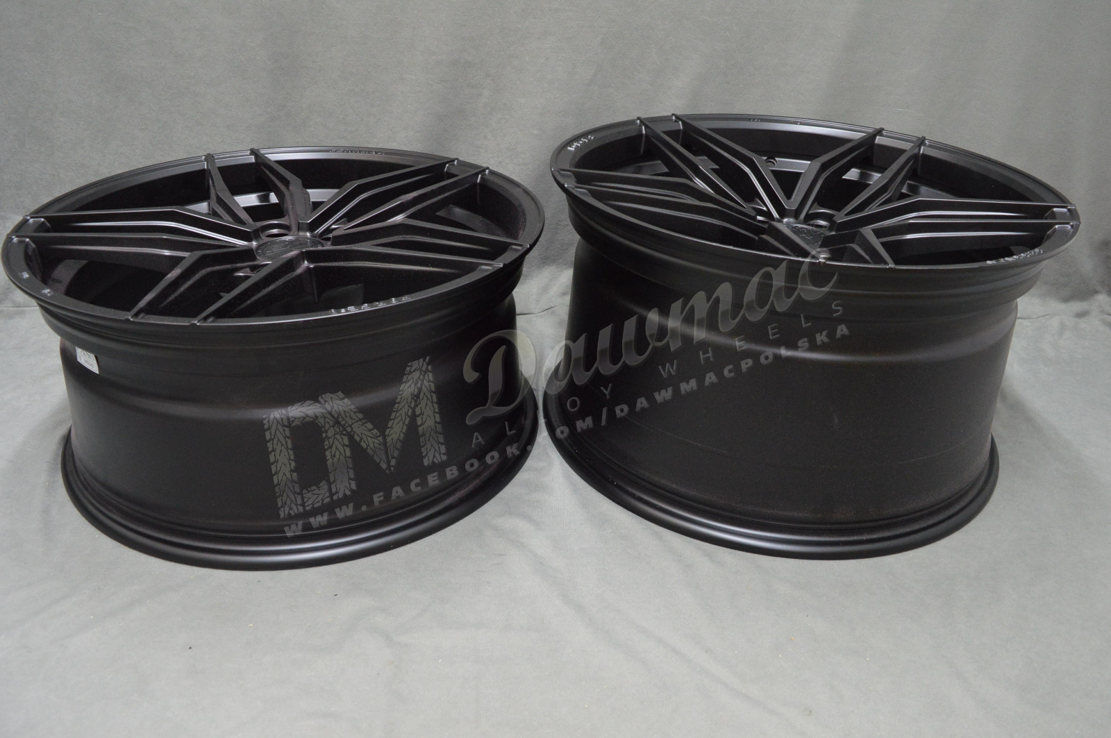 Ferrada Wheels F8-FR5 20" 9J ET25 + 11J ET30 5x112 Matte Black - obrazek 6