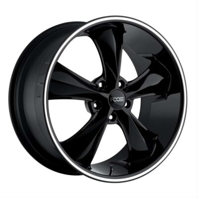 Foose Legend 20" 8,5J ET7 5x127 Black with Machined Lip