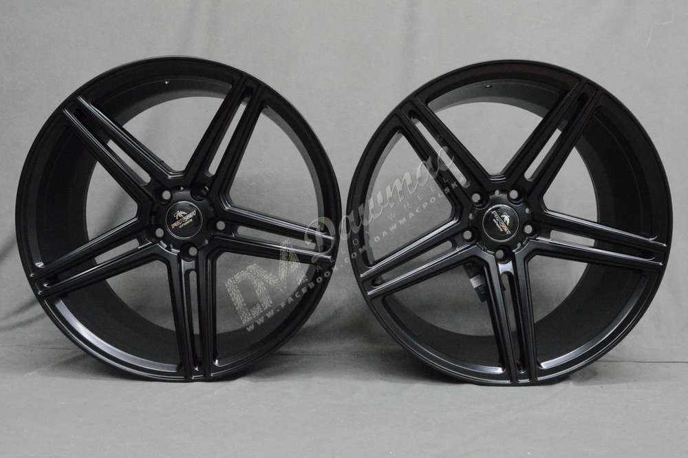 Forzza Bosan 19" 9.5J ET35 5x112 Satin Black