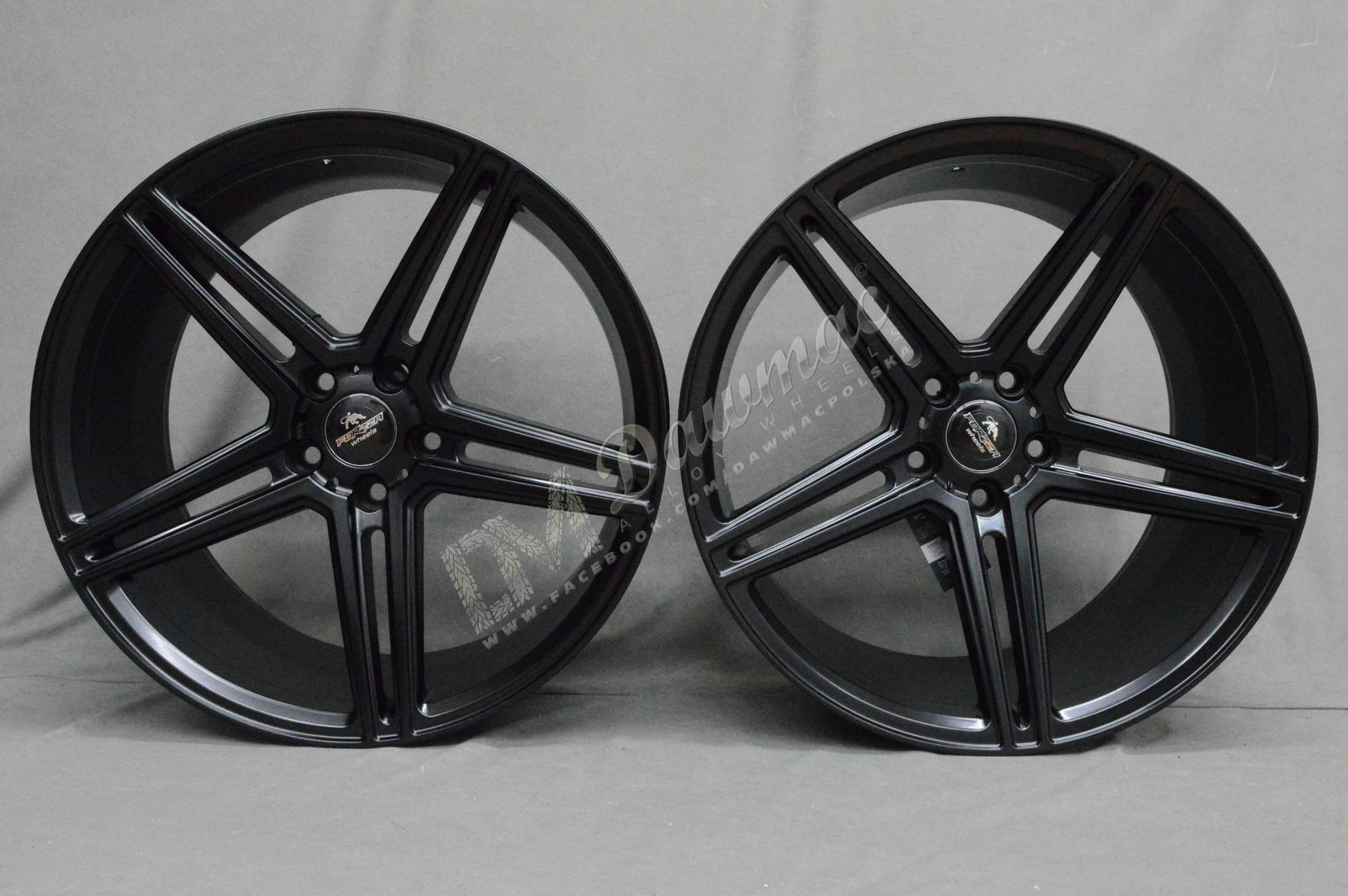 Forzza Bosan 19" 9.5J ET35 5x112 Satin Black - obrazek 2