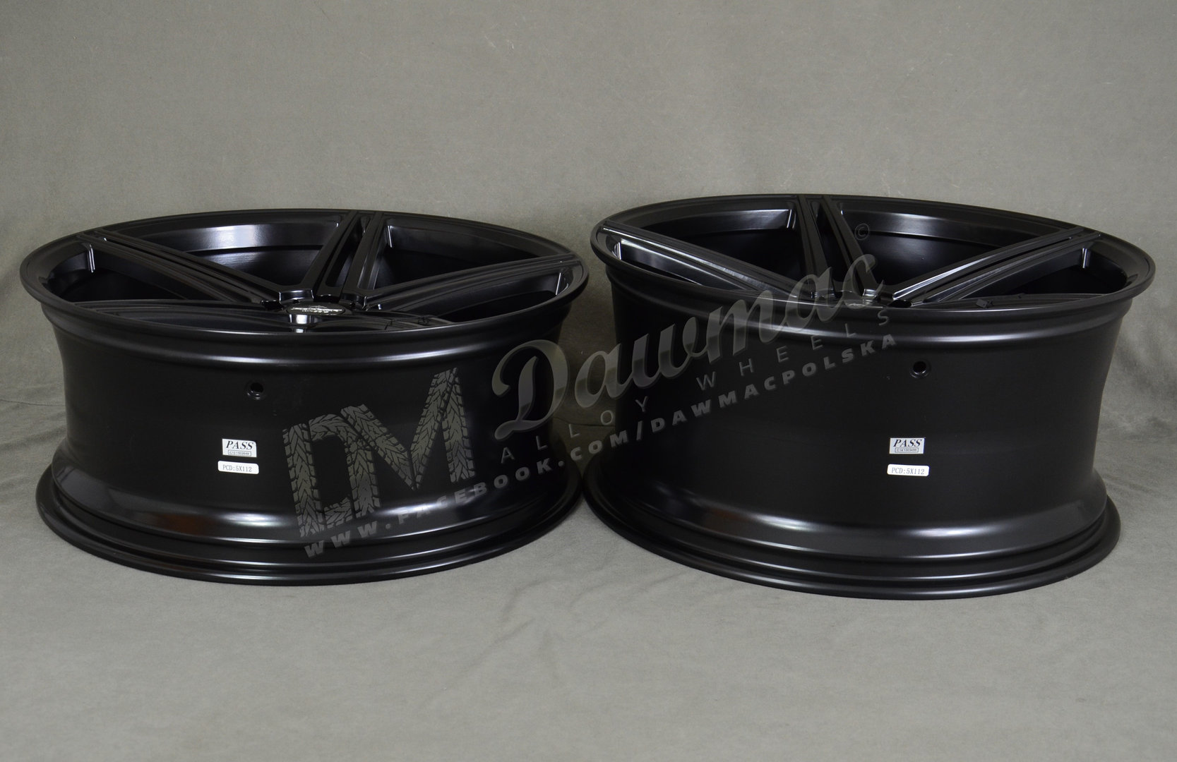 Forzza Bosan 22" 9J ET25 + 10,5J ET38 5x112 Satin Black - obrazek 8