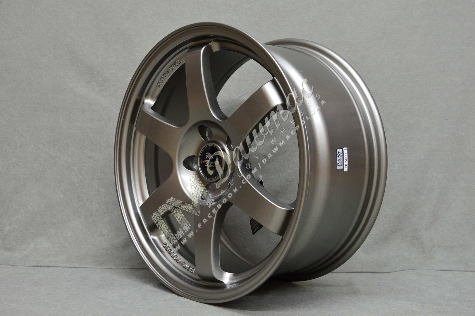 Forzza Kyoto 18" 8.5J ET42 5x114,3 Satin Gunmetal - obrazek 3