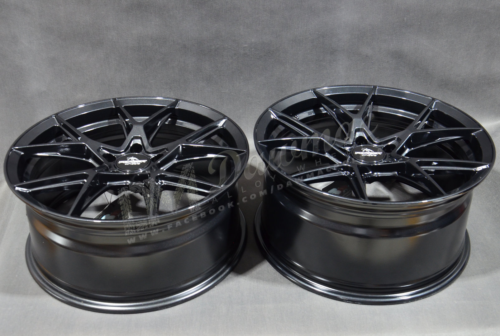 Forzza Oregon 19" 8,5J ET42 + 9,5J ET40 5x114,3 Black Magic - obrazek 6