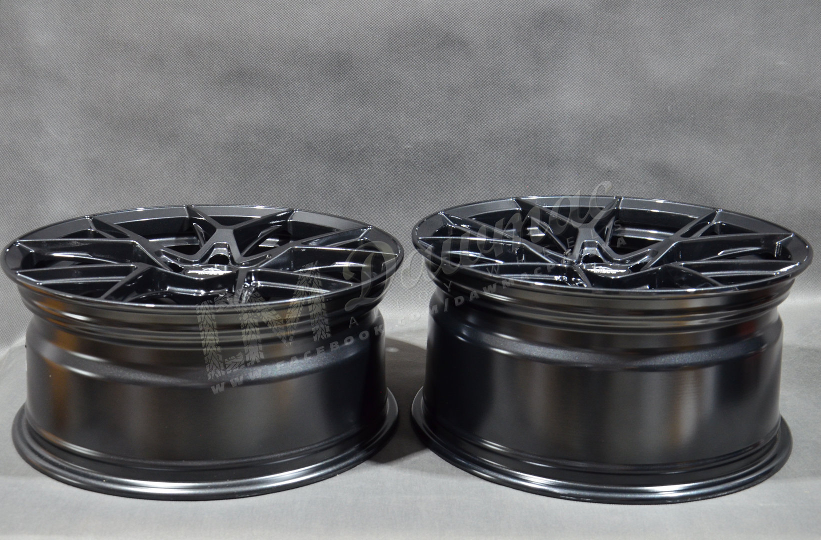 Forzza Oregon 19" 8,5J ET42 + 9,5J ET40 5x114,3 Black Magic - obrazek 7