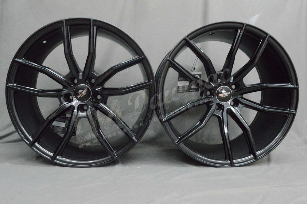 Forzza Sigma 20" 9J ET35 + 10,5J ET40 5x114,3 Black Magic