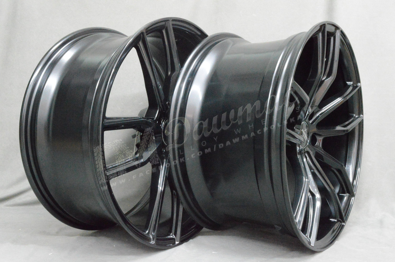 Forzza Sigma 20" 9J ET35 + 10,5J ET40 5x114,3 Black Magic - obrazek 4