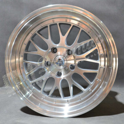 Forzza Spot 20" 9J ET30 5x112 Silver Face Machined