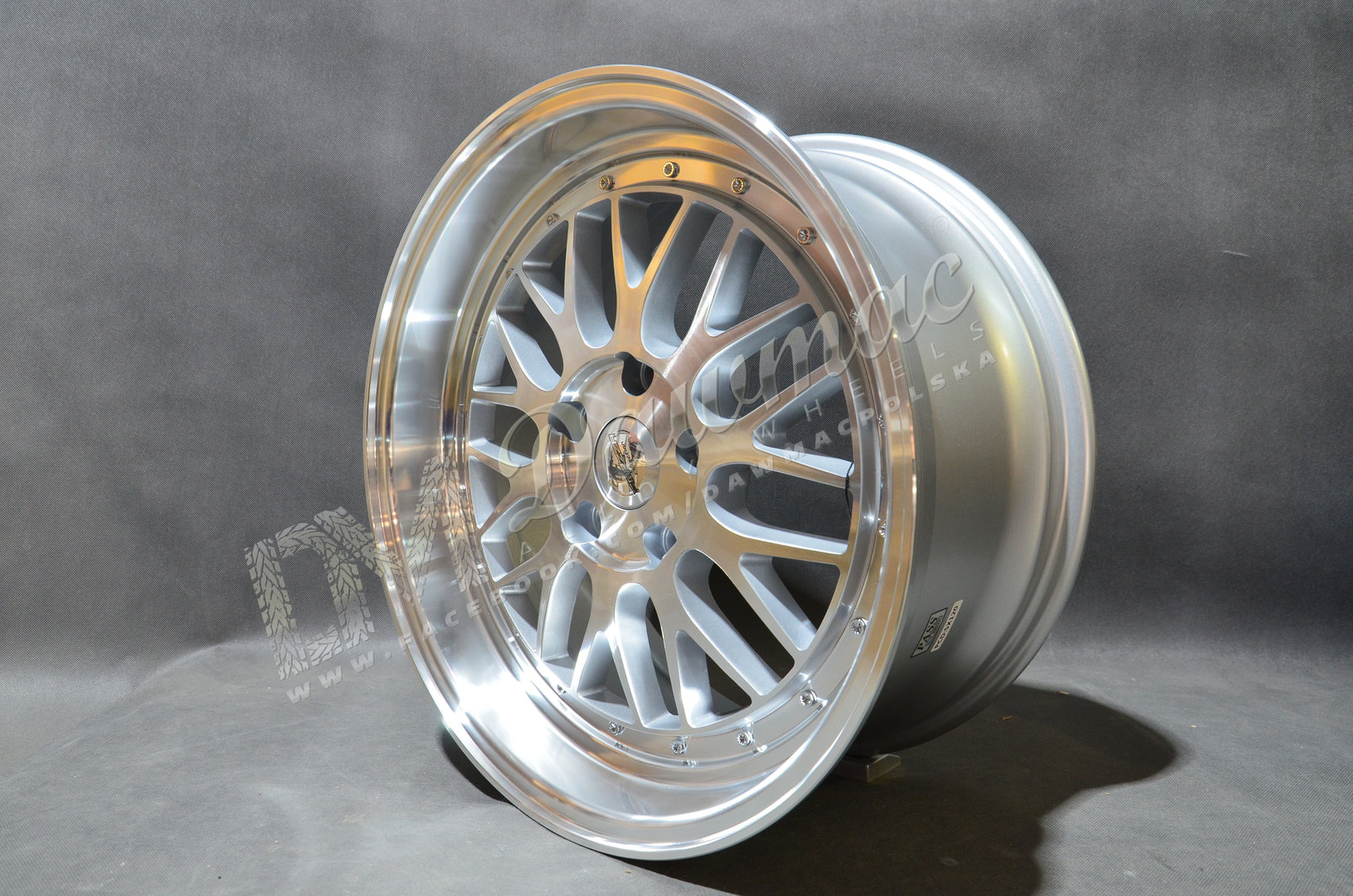 Forzza Spot 20" 9J ET30 5x112 Silver Face Machined - obrazek 4