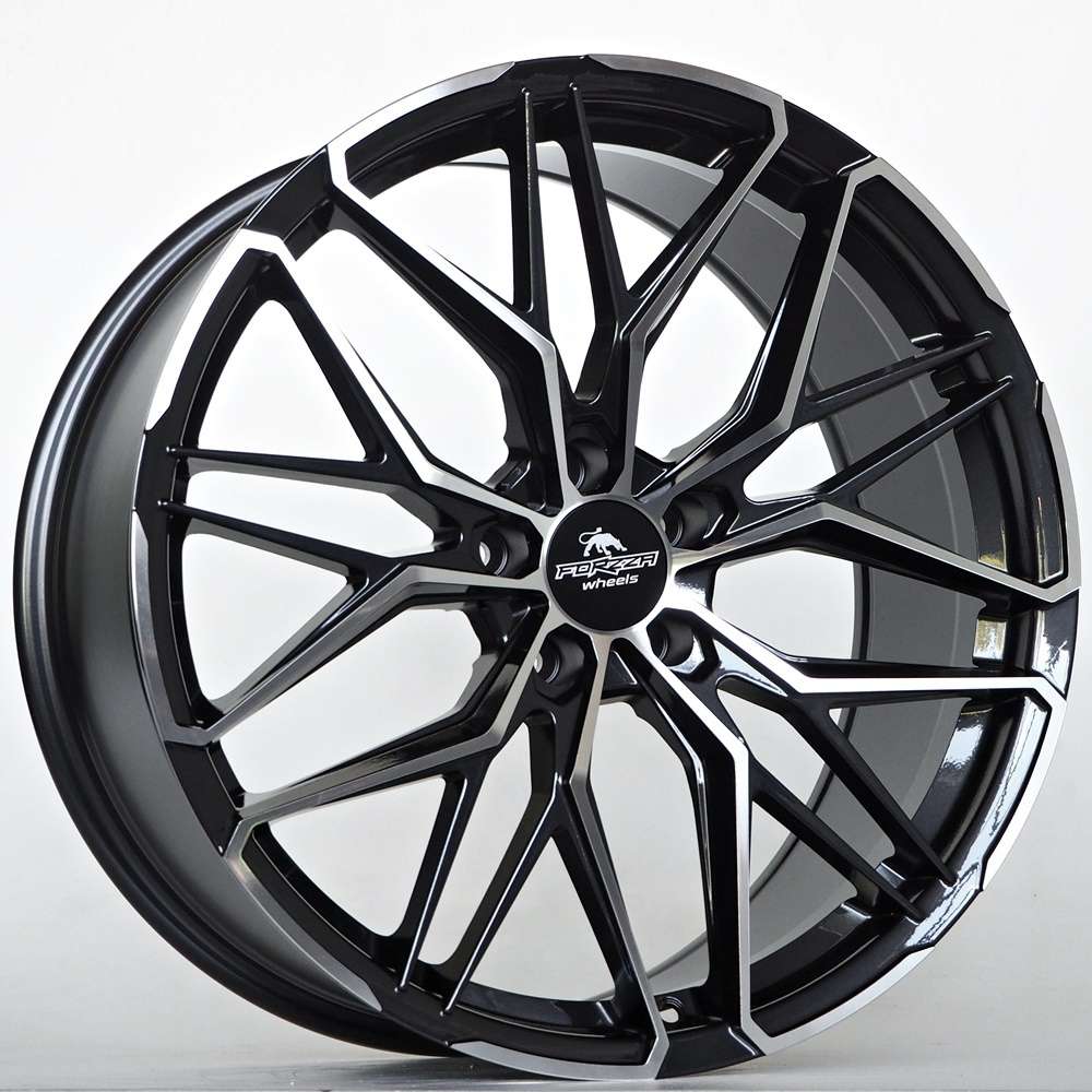 Forzza Stone 20" 9.5J ET38 5x112 Black Magic Face Polished