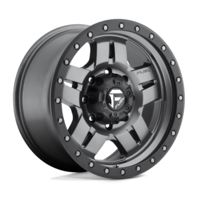 Fuel Anza 15" 8,5J ET-18 5x114,3 Matt Gun Metal Black Bead Ring