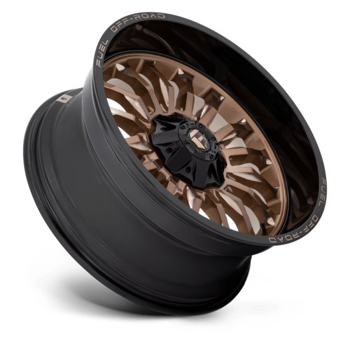 Fuel Arc 20" 10J ET-18 6x135/6x139,7 Platinum Bronze with Black Lip - obrazek 3