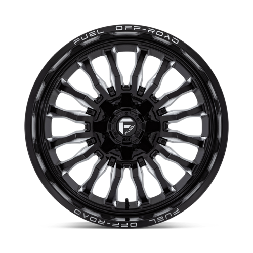 Fuel Arc 22" 12J ET-44 6x135/6x139,7 Gloss Black Milled - obrazek 4