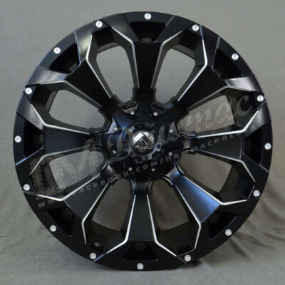 Fuel Assault 20" 10J ET-18 8x170 Matte Black Milled