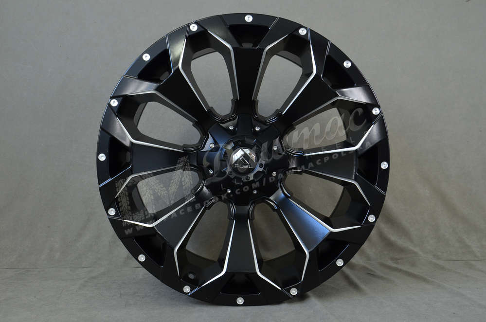 Fuel Assault 22" 10J ET-18 6x135/6x139,7 Matte Black Milled