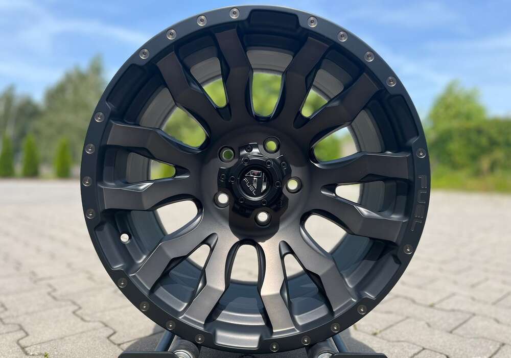 Fuel Blitz 17" 9J ET-12 5x127 Matte Black Double Dark Tint