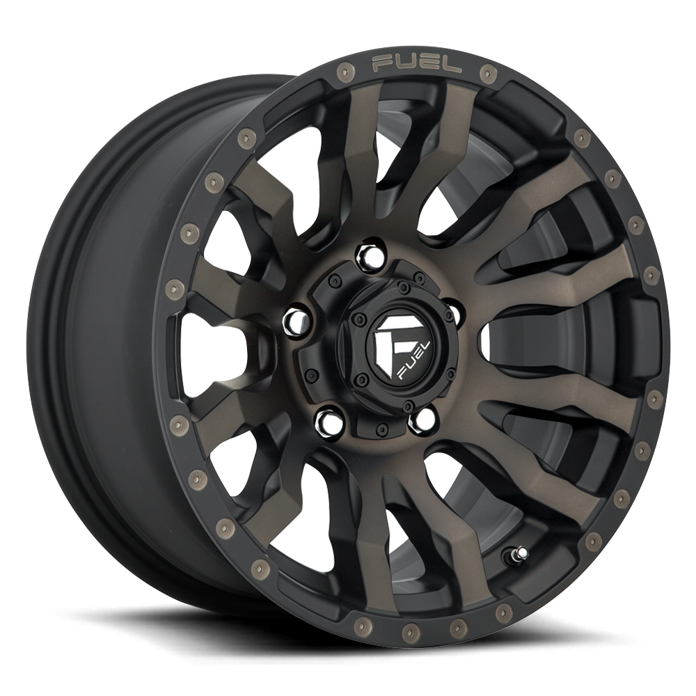 Fuel Blitz 20" 10J ET-18 6x135 Matte Black Double Dark Tint - obrazek 2