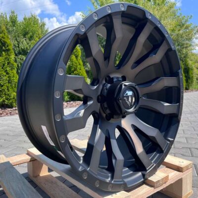 Fuel Blitz 20" 9J ET0 6x139,7 Matte Black Double Black Tint