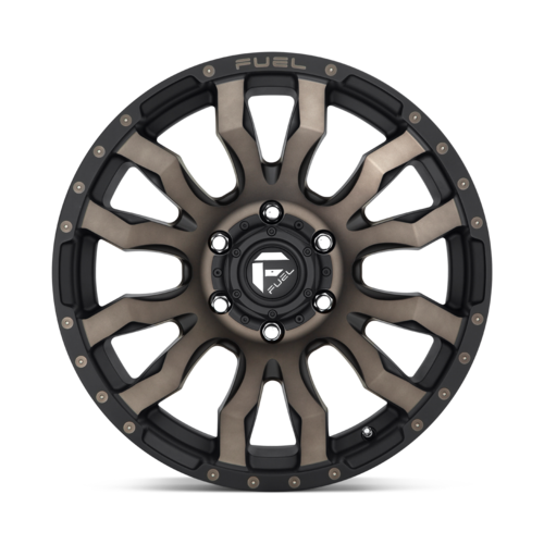 Fuel Blitz 20" 9J ET1 6x139,7 Matte Black Double Black Tint - obrazek 4