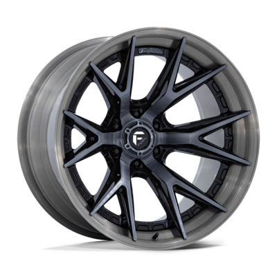Fuel Catalyst 20" 9J ET20 6x139,7 Gloss Black With Brushed Gray Tinted Face And Lip