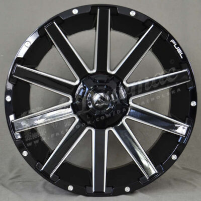 Fuel Contra 18" 9J ET-12 5x114,3//5x127 Gloss Black Milled