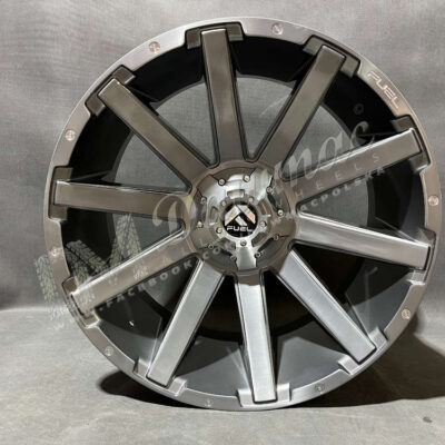 Fuel Contra 20" 10J ET-18 8x180 Brushed Gunmetal TInted Clear