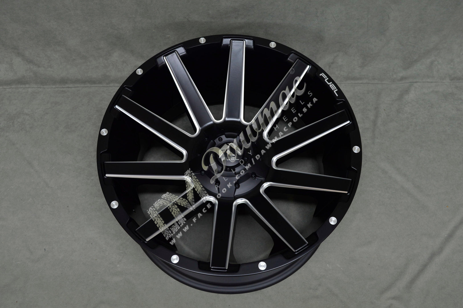 Fuel Contra 20" 10J ET-19 6x135/6x139,7 Matte Black Milled - obrazek 5