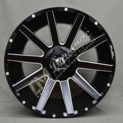 Fuel Contra 22" 12J ET-43 6x135/6x139,7 Matte Black Milled