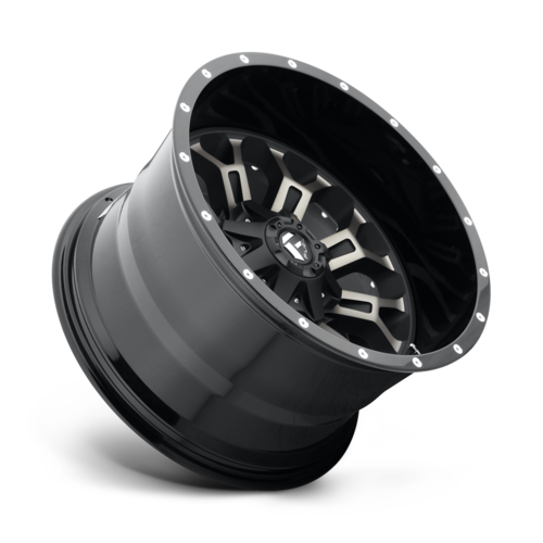 Fuel Crush 20" 10J ET-18 5x114,3/5x127 Gloss Machined Double Dark TInt - obrazek 3