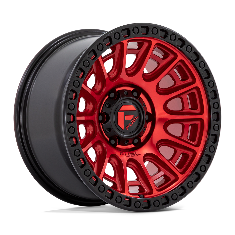Fuel Cycle 17" 9J ET-12 5x127 Candy Red with Black Ring