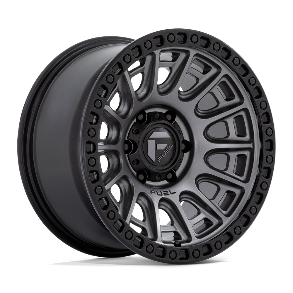 Fuel Cycle 17" 9J ET-12 5x127 Matte Gunmetal with Black Ring