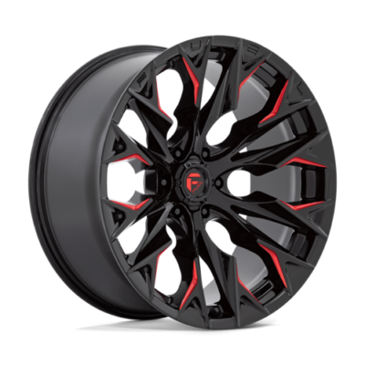 Fuel Flame 22" 10J ET-44 6x139,7 Candy Red Gloss Black Milled