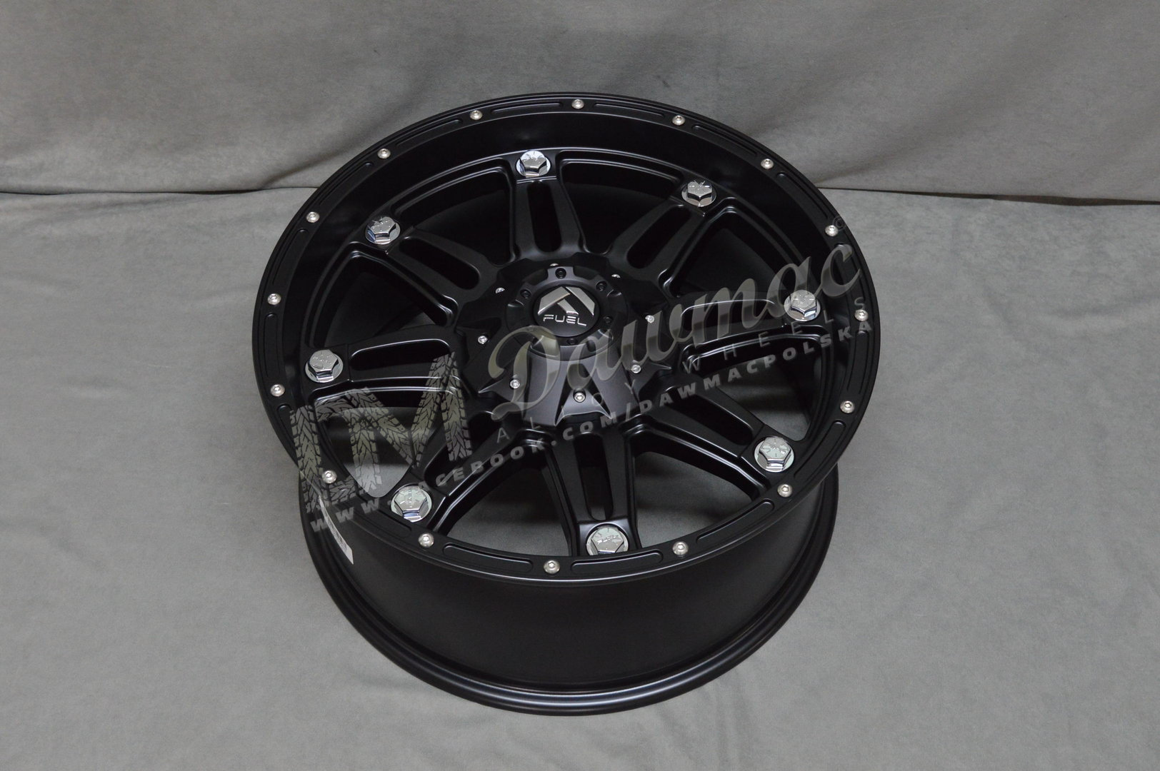 Fuel Hostage 17" 8,5J ET38 5x110/5x127 Matte Black - obrazek 5