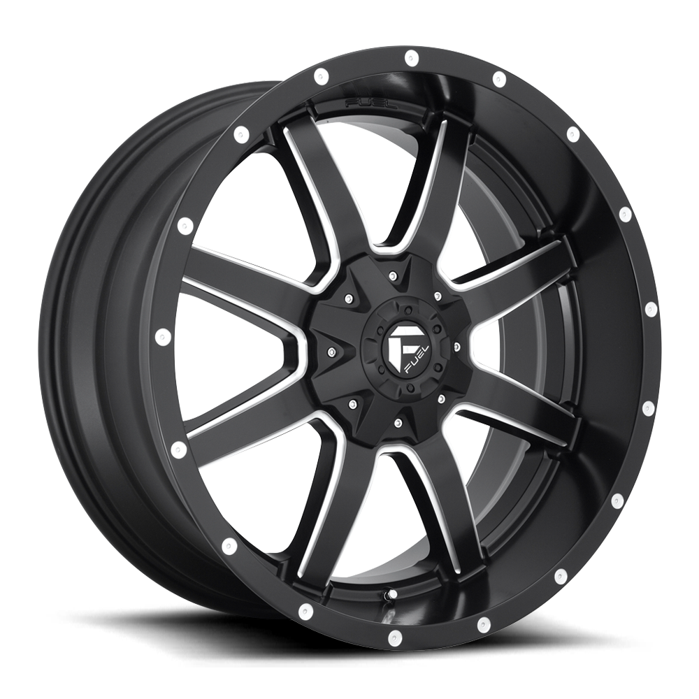 Fuel Maverick 17" 8,5J ET25 6x114,3/6x120 Matte Black Milled - obrazek 2