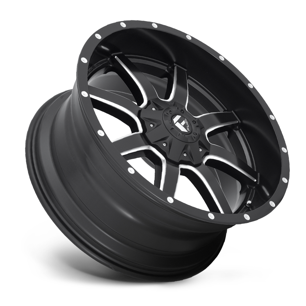 Fuel Maverick 22" 12J ET-44 8x165,1 Matte Black Milled - obrazek 3