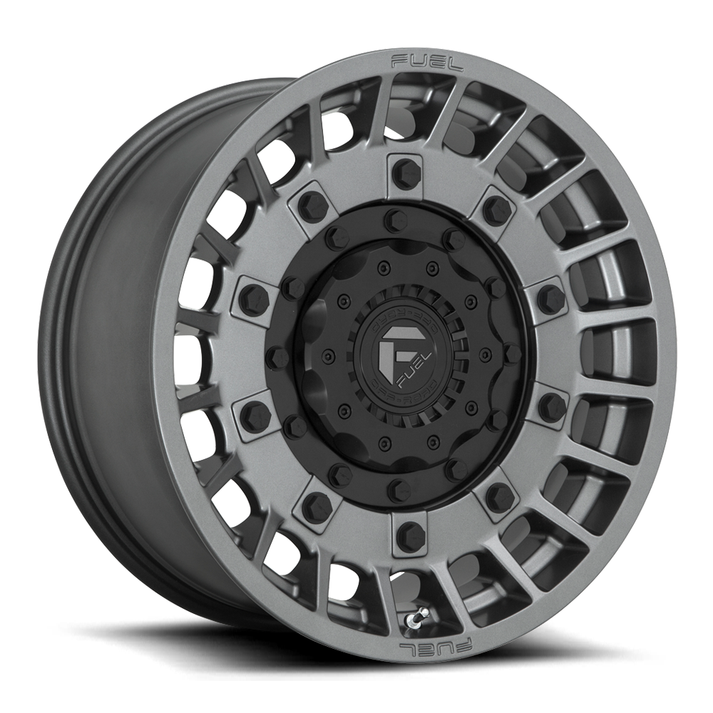 Fuel Militia 17" 9J ET1 6x135/6x139,7 Matte Anthracite & Black