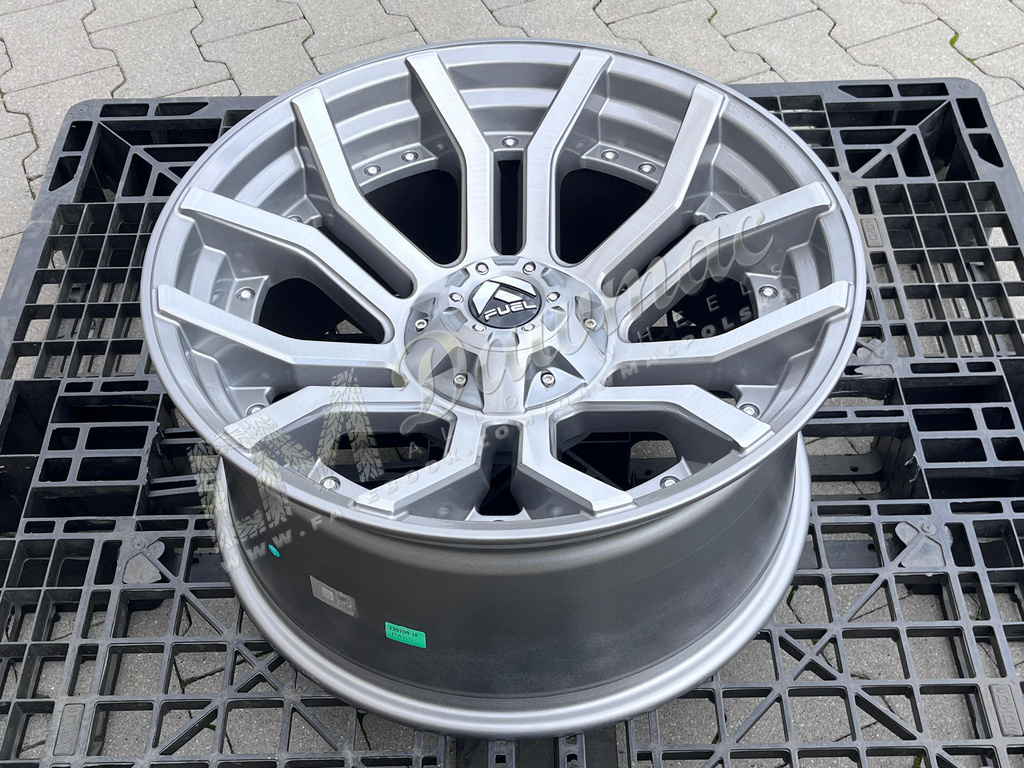 Fuel Rage 20" 10J ET-18 6x135/6x139,7 Brushed Gun Metal Tinted Clear - obrazek 5