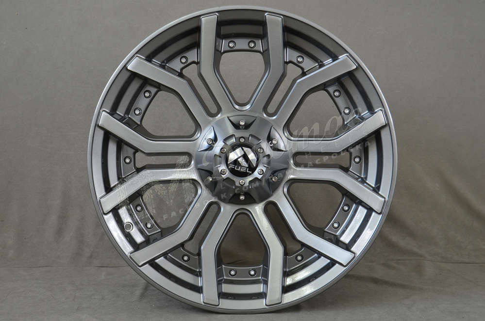 Fuel Rage 20" 9J ET1 6x135/6x139,7 Anthracite Brushed Tint Clear