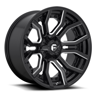Fuel Rage 20" 9J ET1 6x135/6x139,7 Gloss Black Milled