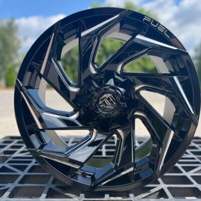 Fuel Reaction 20" 9J ET1 5x114,3/5x127 Gloss Black Milled