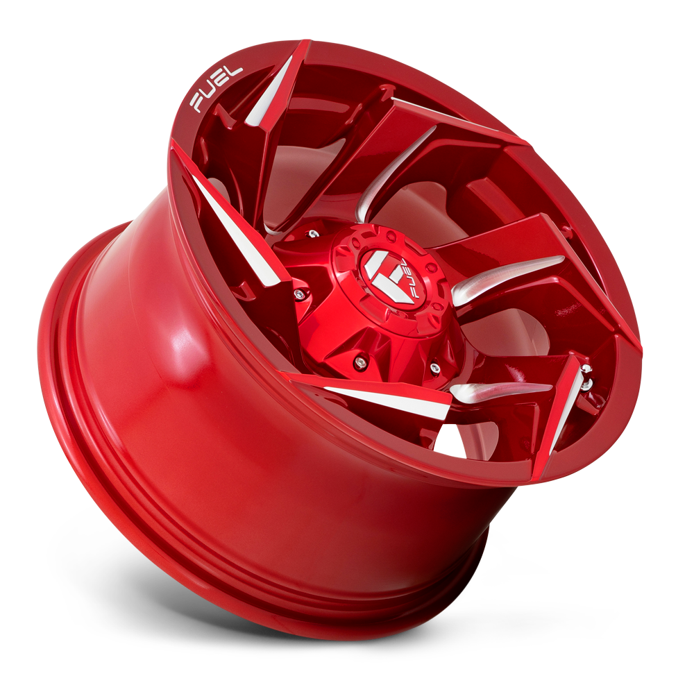 Fuel Reaction 22" 10J ET-18 6x135/6x139,7 Candy Red Milled - obrazek 5