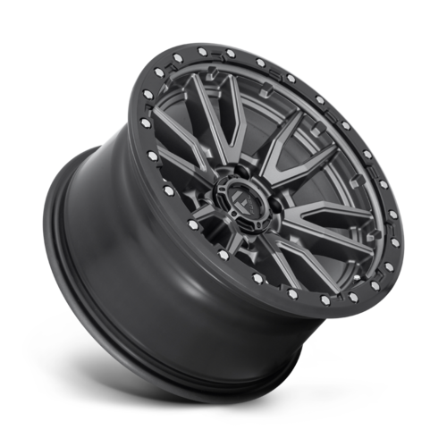 Fuel Rebel 18" 9J ET-12 5x127 Matte Gunmetal Black Bead Ring - obrazek 3