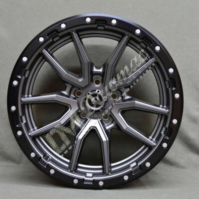 Fuel Rebel 18" 9J ET20 5x127 Matte Gunmetal Black Ring