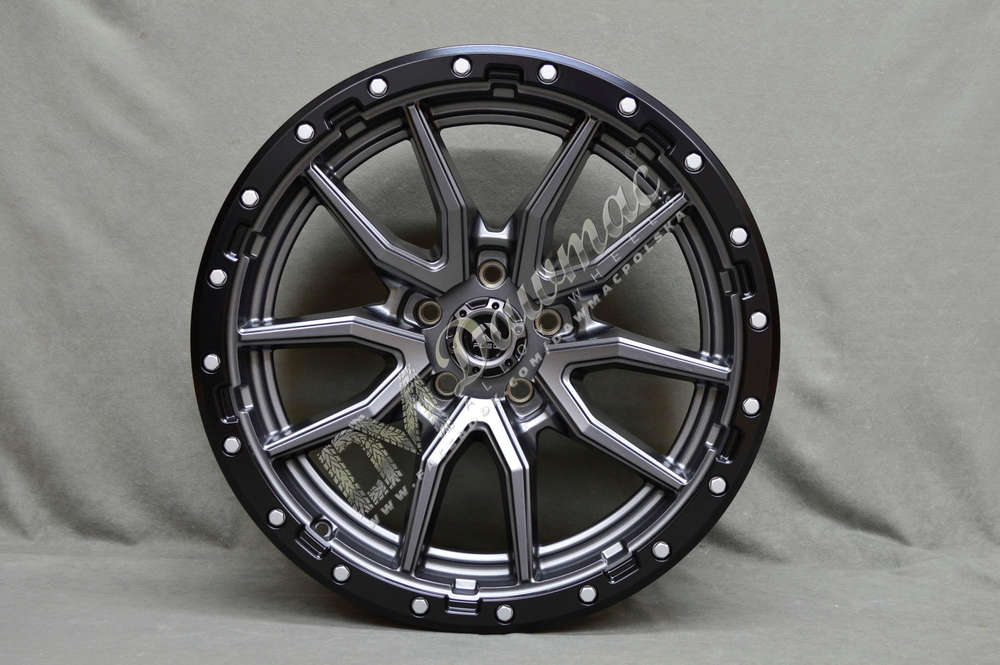 Fuel Rebel 20" 10J ET-18 5x150 Matte Gunmetal Black Ring